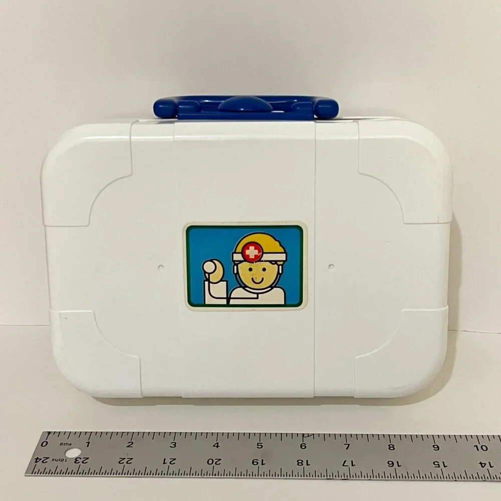 Kiddieland Little Doctor Kit Plastic Case with Medical Tools Toys